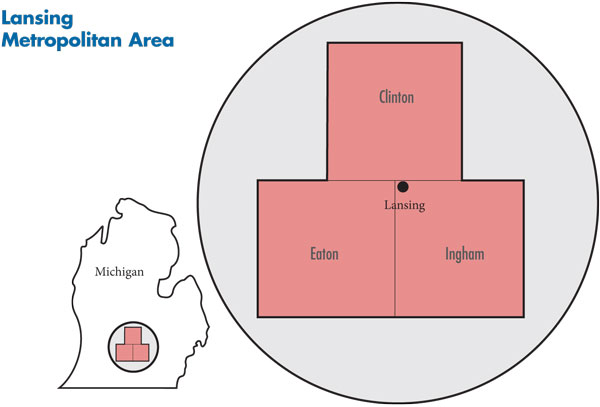 Lansing Map