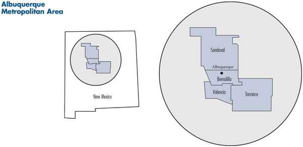 Albuquerque Map